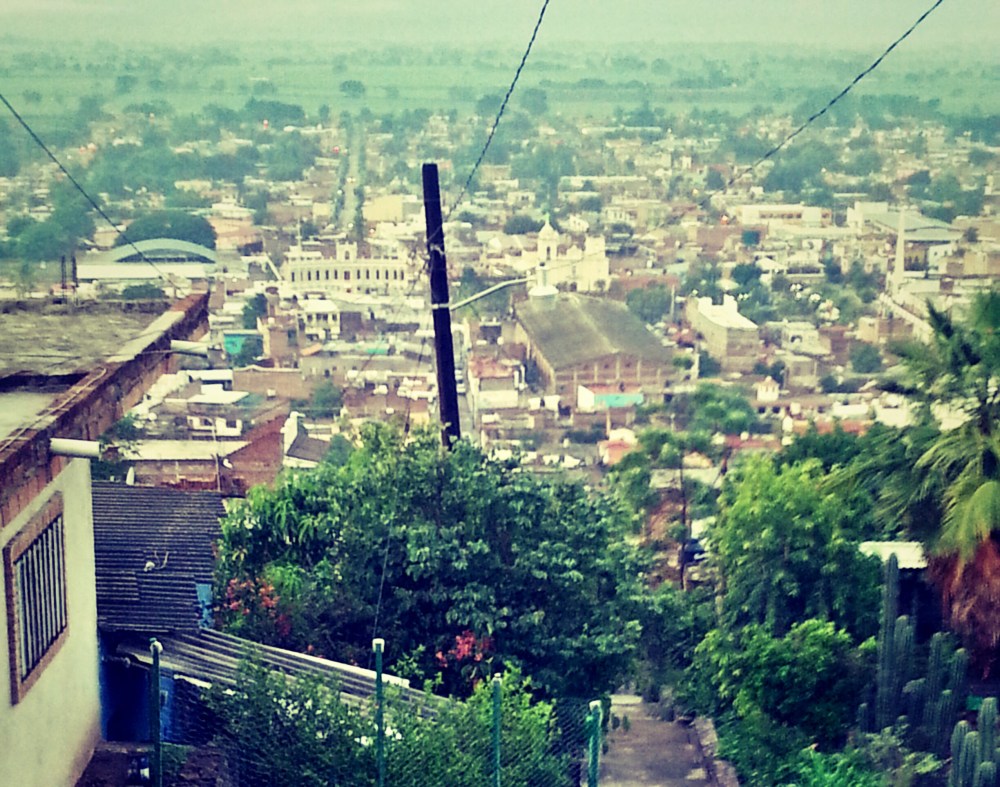 Hilltop view of my new hometown